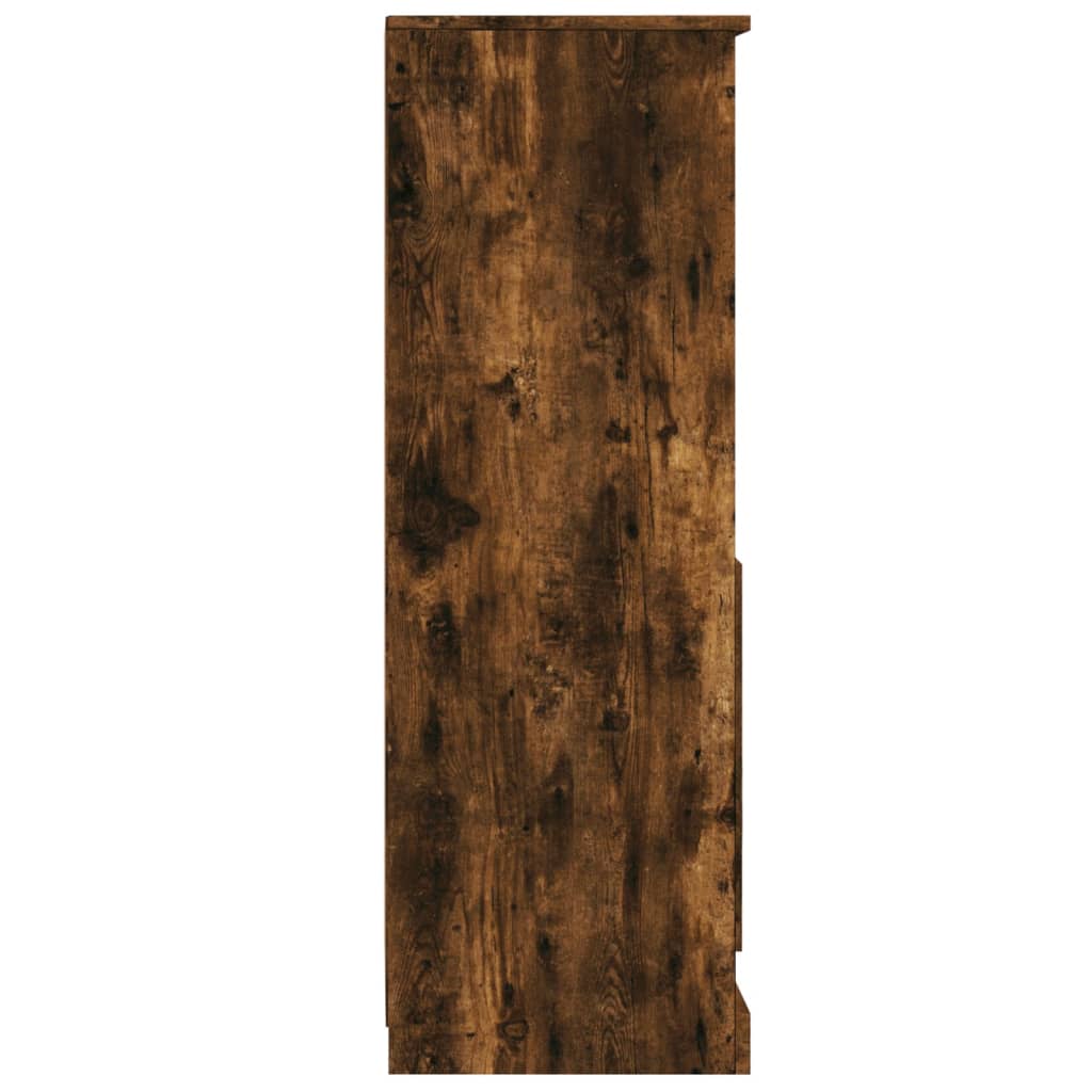 Highboard Smoked Oak 36x35,5x103,5 cm Engineered Wood