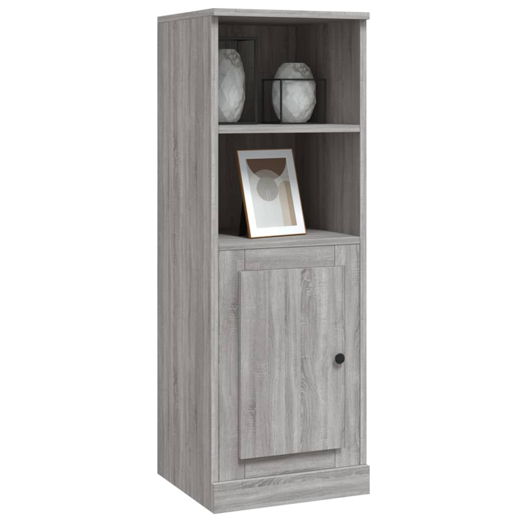 Highboard Grey Sonoma 36x35,5x103,5 cm Engineered Wood