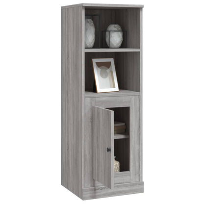 Highboard Grey Sonoma 36x35,5x103,5 cm Engineered Wood
