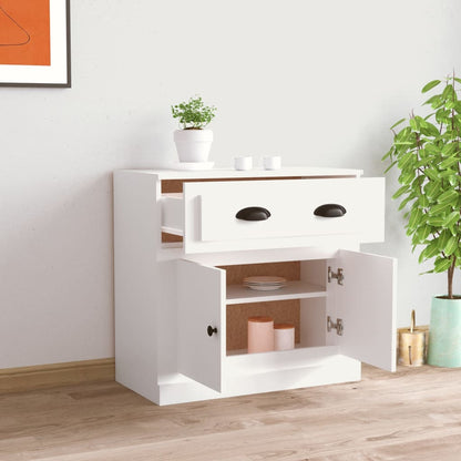 Sideboard White 70x35,5x67,5 cm Engineered Wood