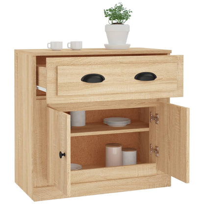 Sideboard Sonoma Oak 70x35,5x67,5 cm Engineered Wood