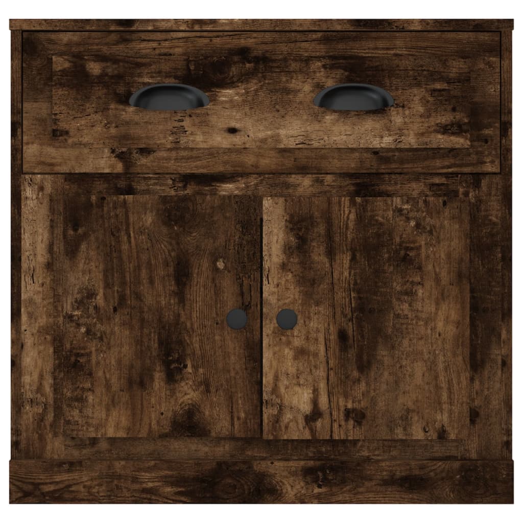 Sideboard Smoked Oak 70x35,5x67,5 cm Engineered Wood
