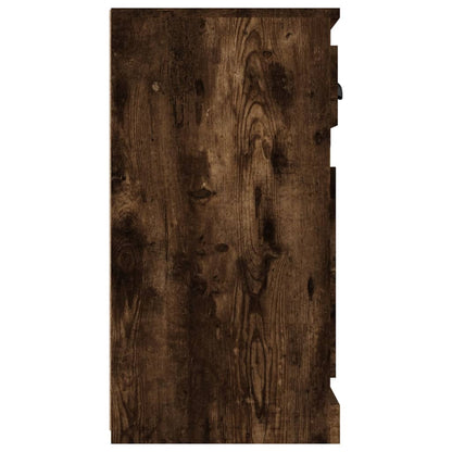 Sideboard Smoked Oak 70x35.5x67.5 cm Engineered Wood