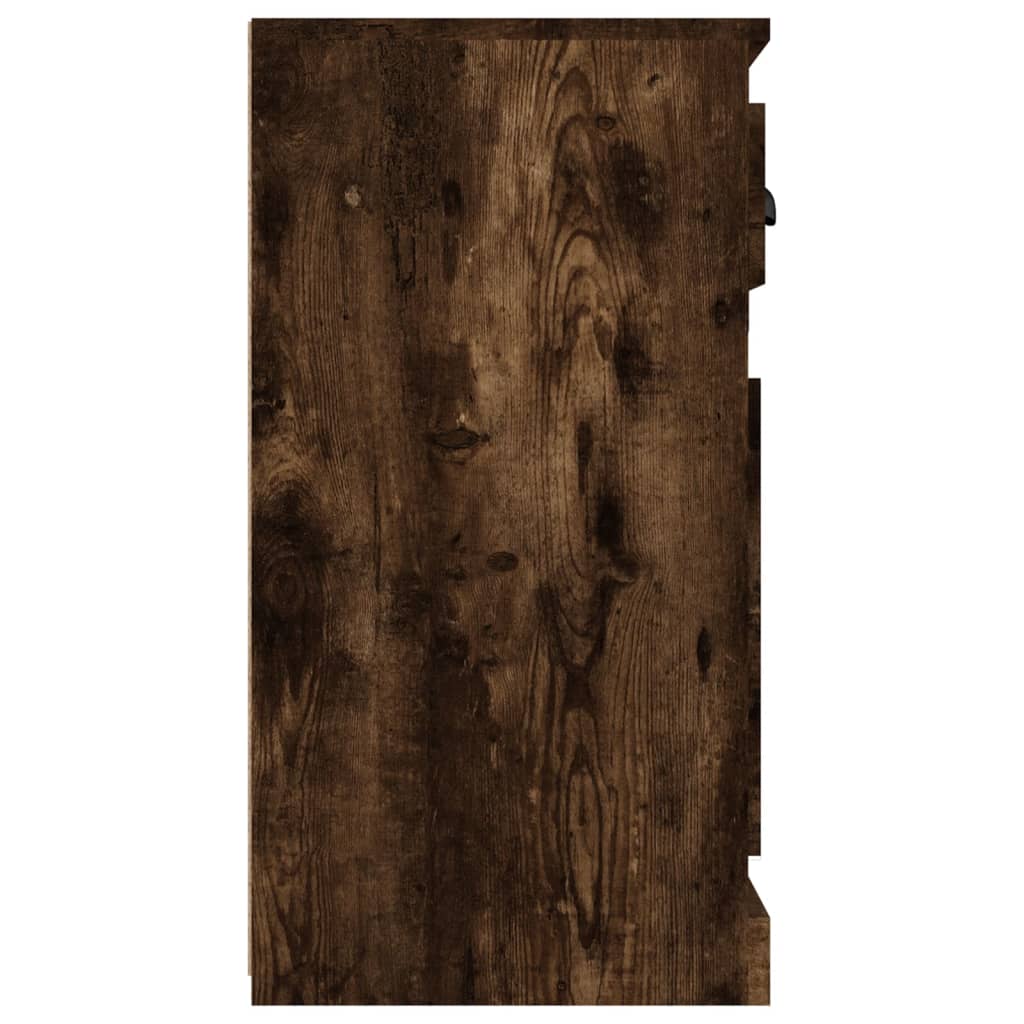 Sideboard Smoked Oak 70x35,5x67,5 cm Engineered Wood