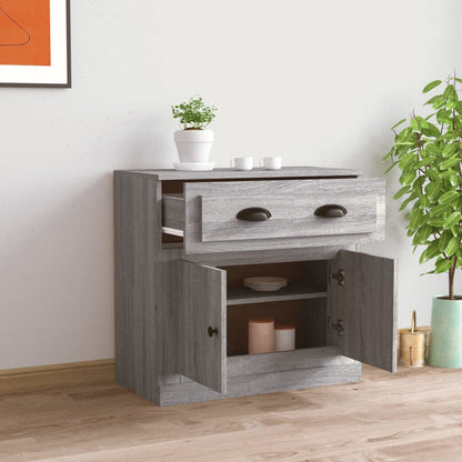 Sideboard Grey Sonoma 70x35,5x67,5 cm Engineered Wood