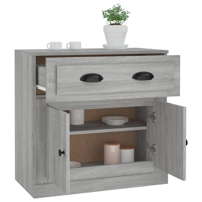 Sideboard Grey Sonoma 70x35,5x67,5 cm Engineered Wood