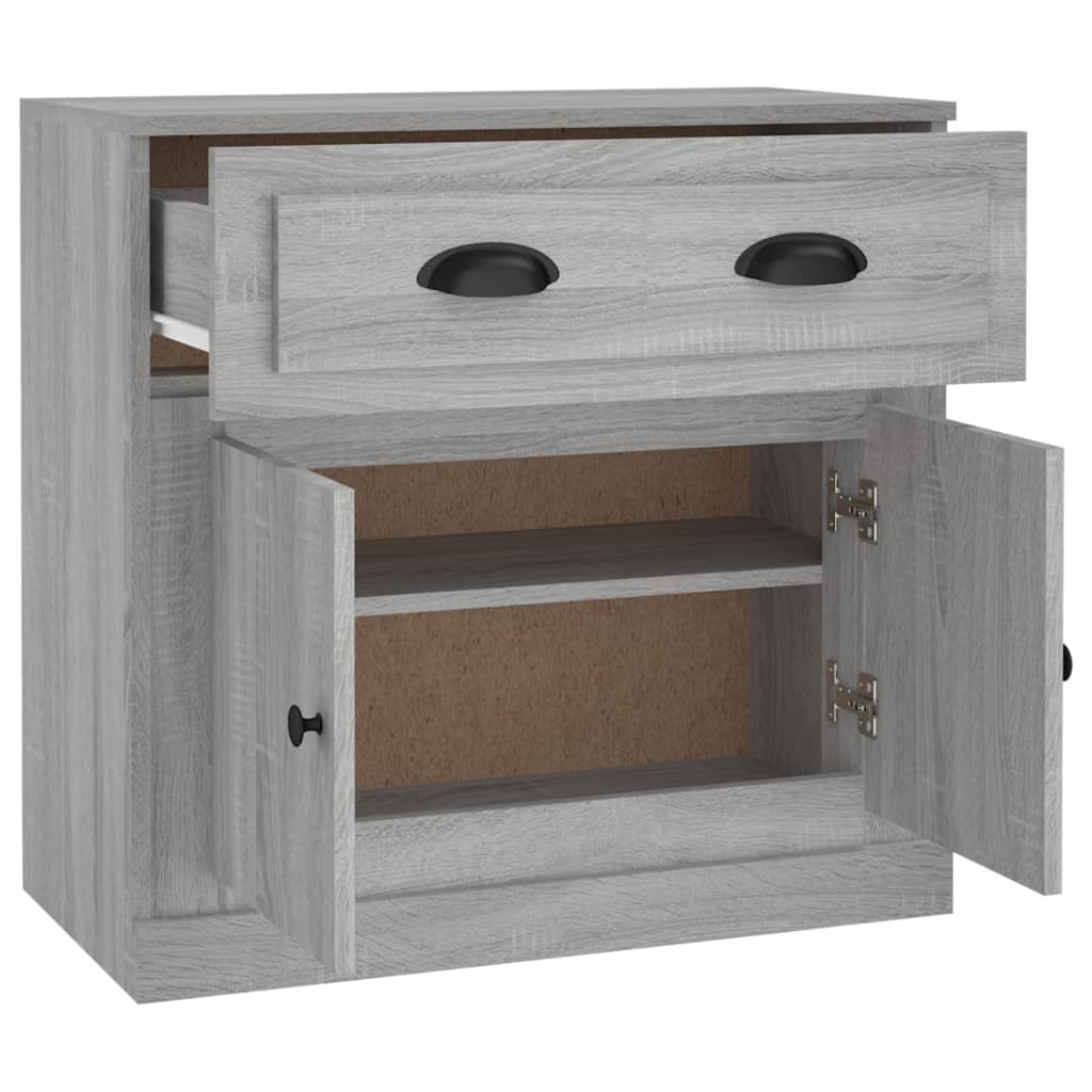 Sideboard Grey Sonoma 70x35,5x67,5 cm Engineered Wood