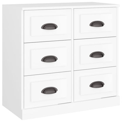 Sideboard White 70x35,5x67,5 cm Engineered Wood