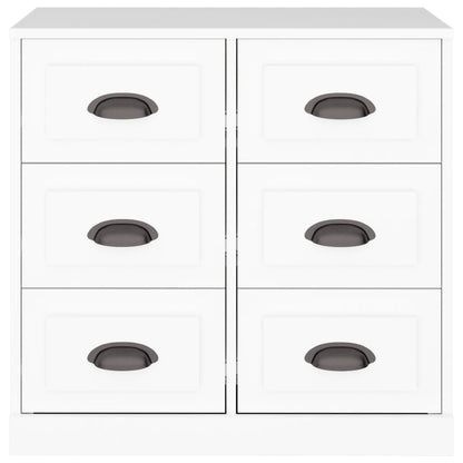 Sideboard White 70x35.5x67.5 cm Engineered Wood