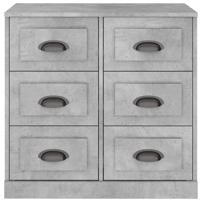Sideboard Concrete Grey 70x35,5x67,5 cm Engineered Wood