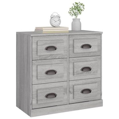Sideboard Grey Sonoma 70x35,5x67,5 cm Engineered Wood