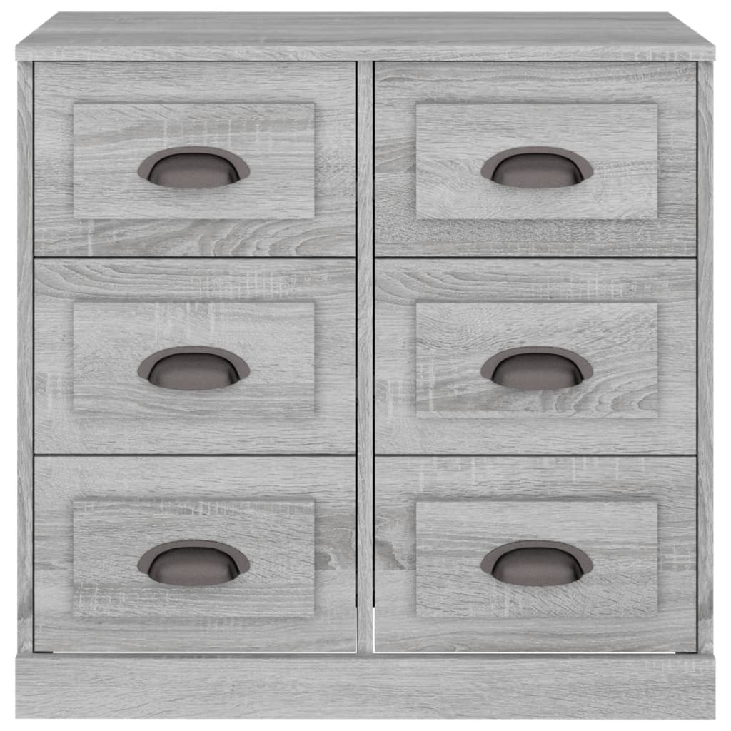 Sideboard Grey Sonoma 70x35,5x67,5 cm Engineered Wood