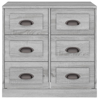 Sideboard Grey Sonoma 70x35,5x67,5 cm Engineered Wood
