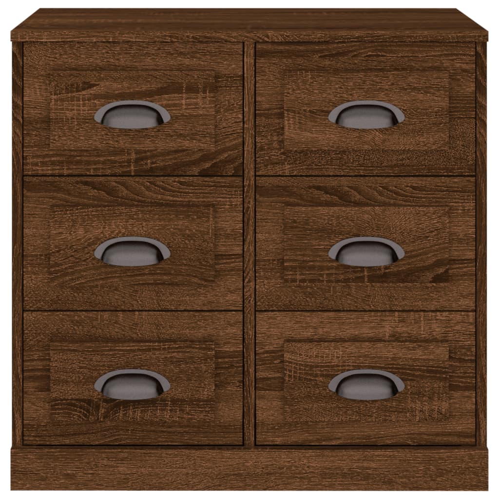 Sideboard Brown Oak 70x35,5x67,5 cm Engineered Wood
