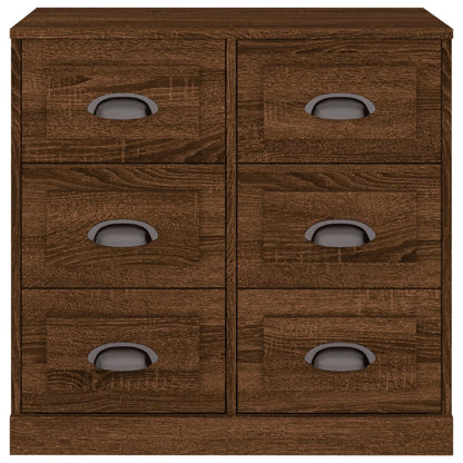 Sideboard Brown Oak 70x35,5x67,5 cm Engineered Wood