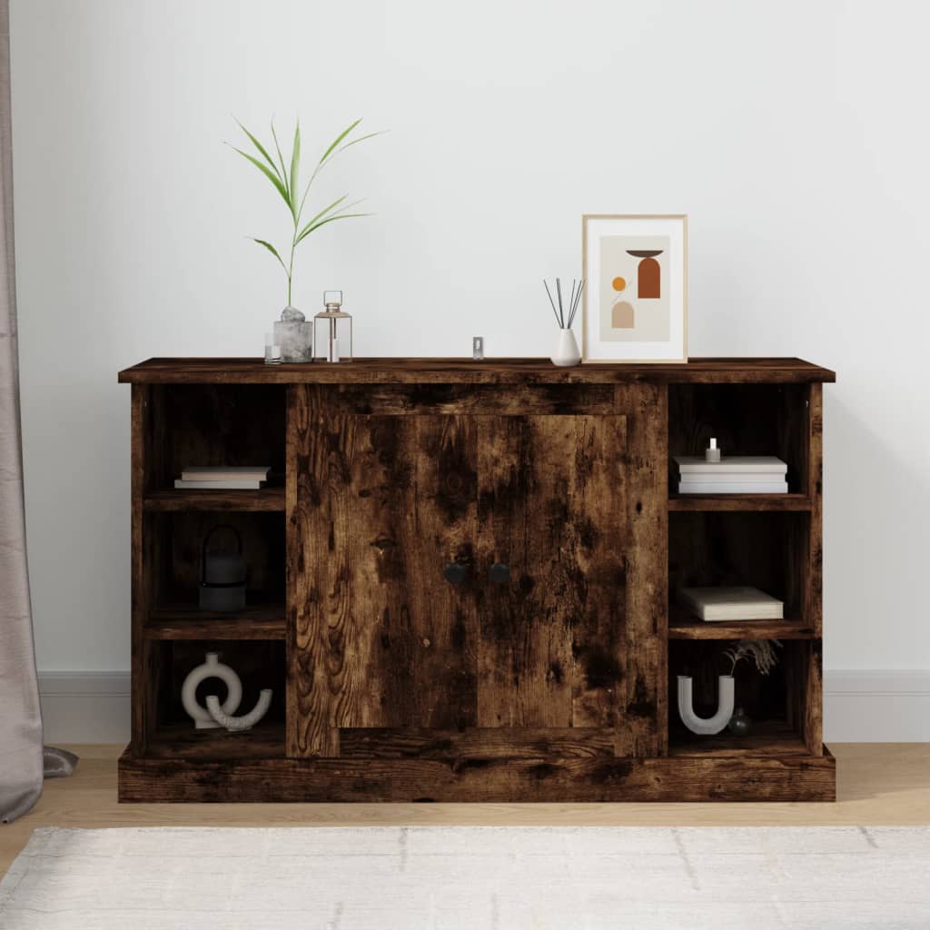 Sideboard Smoked Oak 100x35,5x60 cm Engineered Wood