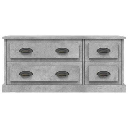 TV Cabinet Concrete Grey 100x35,5x45 cm Engineered Wood