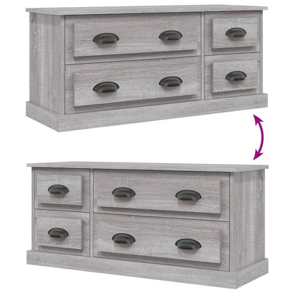 TV Cabinet Grey Sonoma 100x35,5x45 cm Engineered Wood