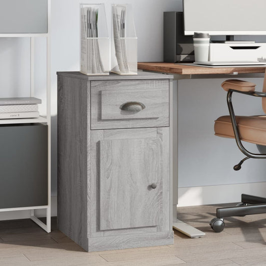 Side Cabinet with Drawer Grey Sonoma 40x50x75cm Engineered Wood