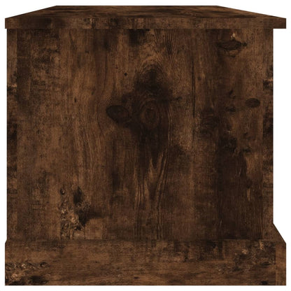 Storage Box Smoked Oak 70x40x38 cm Engineered Wood