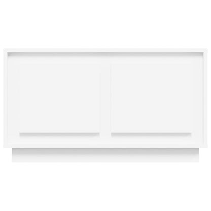 TV Cabinet White 80x35x45 cm Engineered Wood
