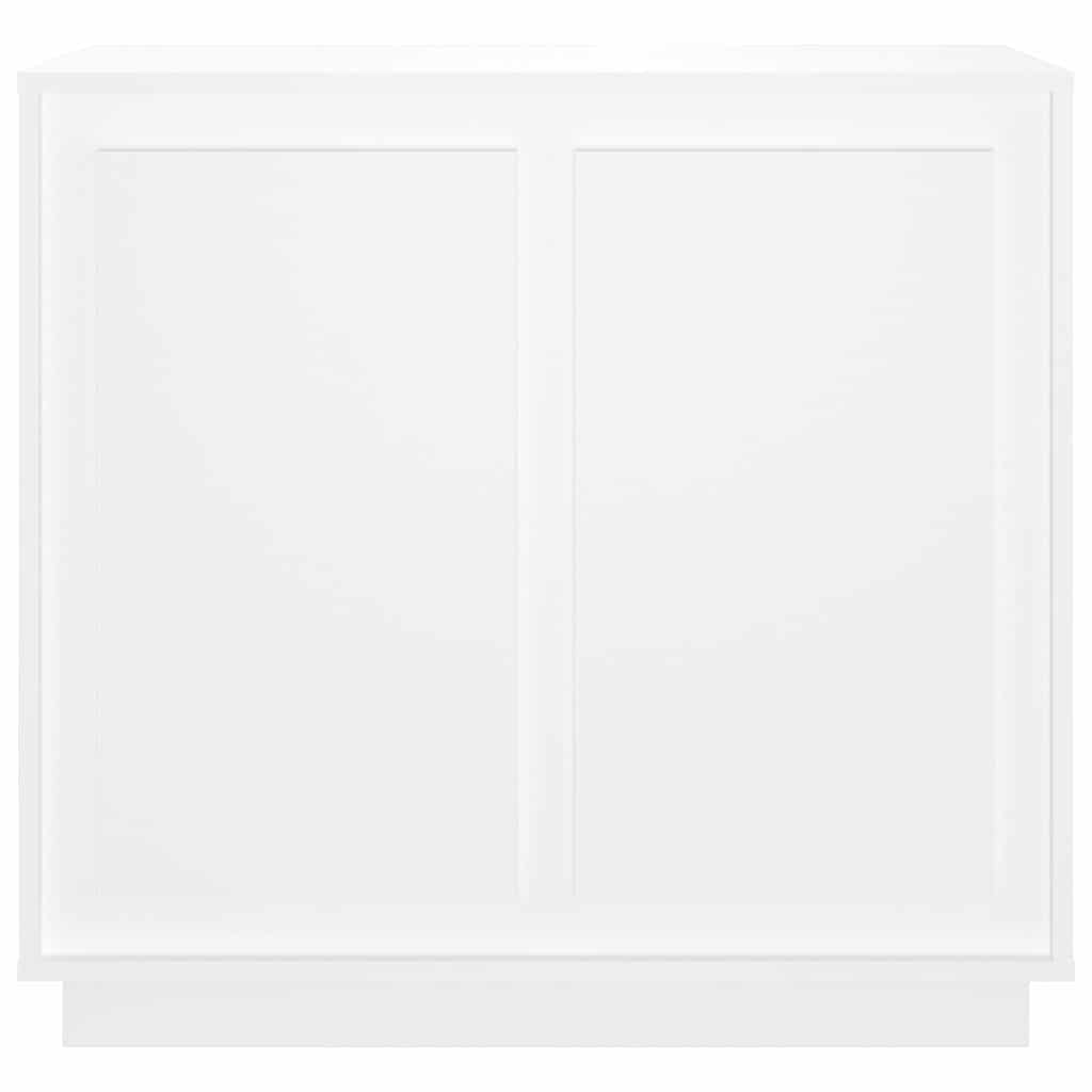 Sideboard White 80x34x75 cm Engineered Wood