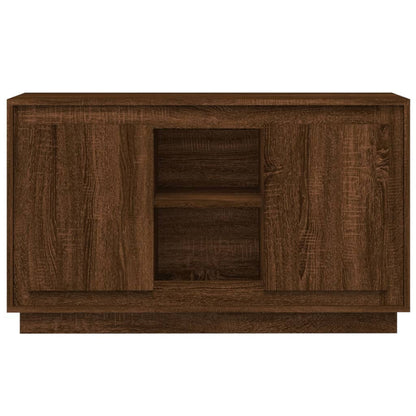Sideboard Brown Oak 102x35x60 cm Engineered Wood