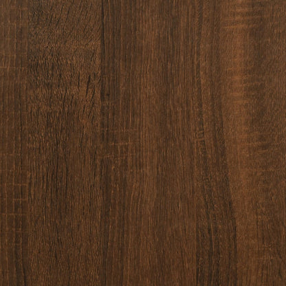 Sideboard Brown Oak 102x35x60 cm Engineered Wood