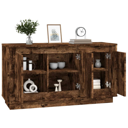 Sideboard Smoked Oak 102x35x55 cm Engineered Wood