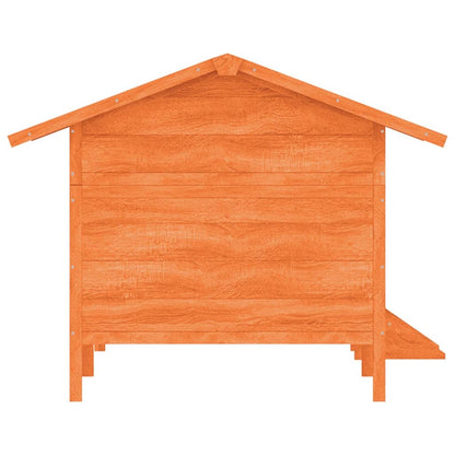 Dog Kennel Brown 159x120x88,5 cm Solid Wood Pine