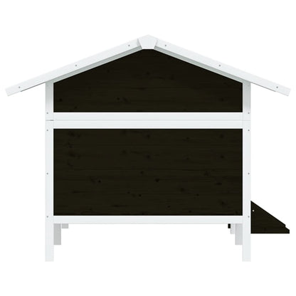 Dog Kennel Grey 159x120x88,5 cm Solid Wood Pine