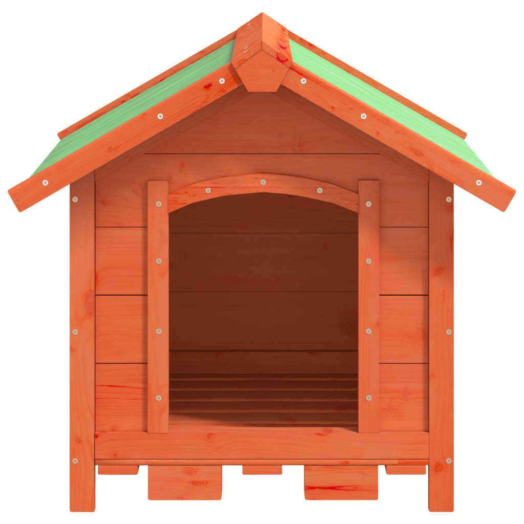 Dog Kennel Brown 65x65x61,5 cm Solid Wood Pine