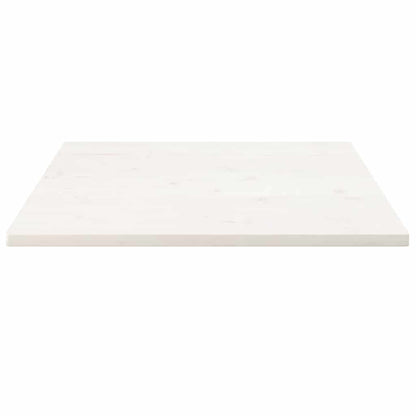 Table Top White 70x70x2.5 cm Solid Wood Pine Square