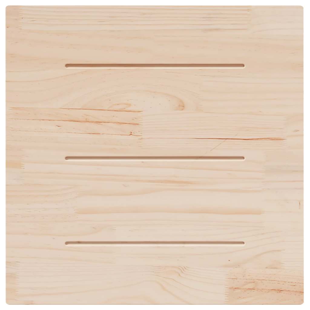 Table Top | White | Solid pine wood | 70x70x2.5 cm