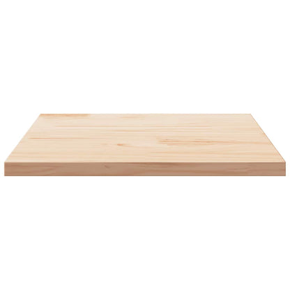 Table Top 80x80x2.5 cm Solid Wood Pine Square