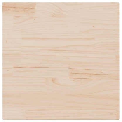 Table Top 80x80x2.5 cm Solid Wood Pine Square