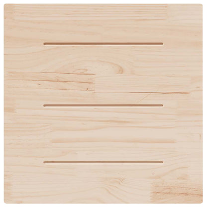 Table Top | White | Solid pine wood | 80x80 cm | Rounded corners surface