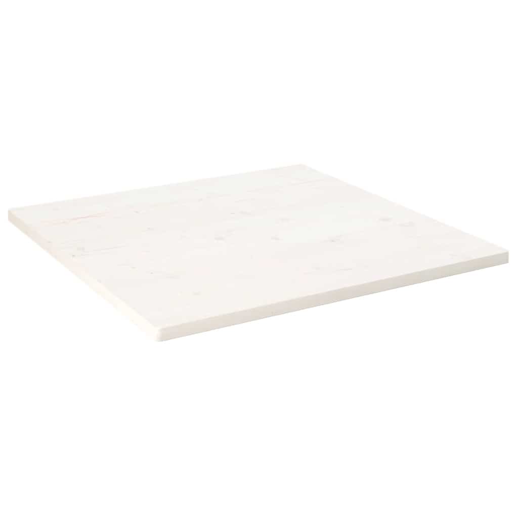 Table Top | White | Solid pine wood | 90 cm x 90 cm