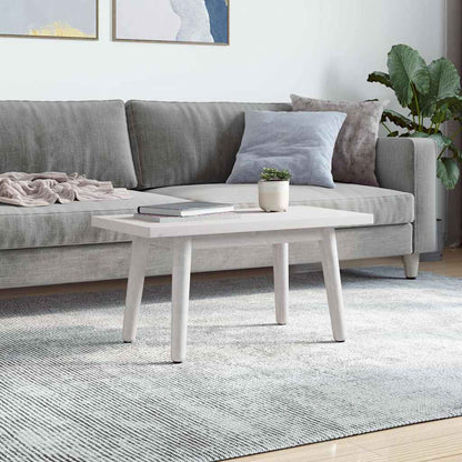 Table Top White 80x40x2.5 cm Solid Wood Pine Rectangular