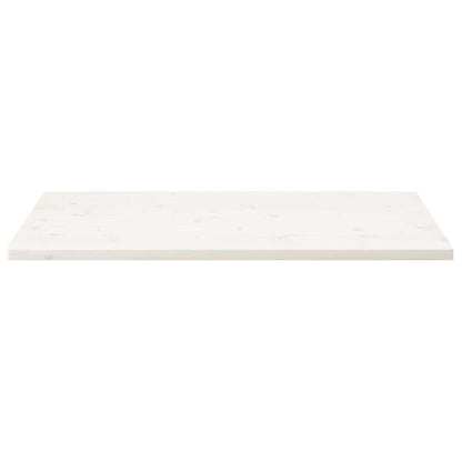 Table Top White 110x55x2.5 cm Solid Wood Pine Rectangular