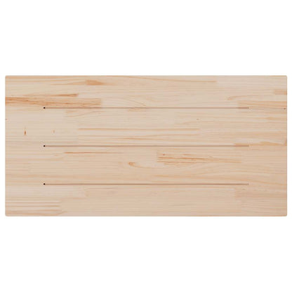 Table Top White 110x55x2.5 cm Solid Wood Pine Rectangular