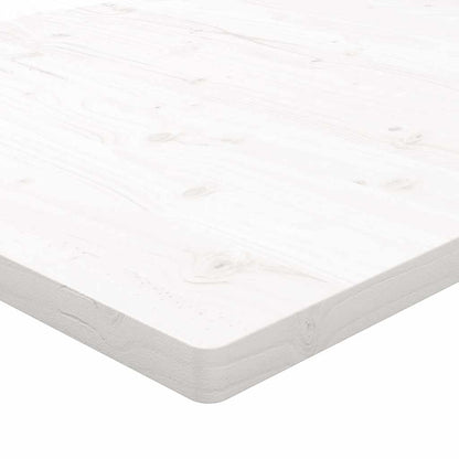 Table Top White 110x55x2.5 cm Solid Wood Pine Rectangular