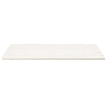 Table Top White 110x60x2.5 cm Solid Wood Pine Rectangular