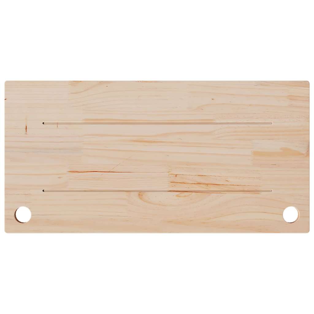 Desk Top 80x40x2,5 cm Solid Wood Pine