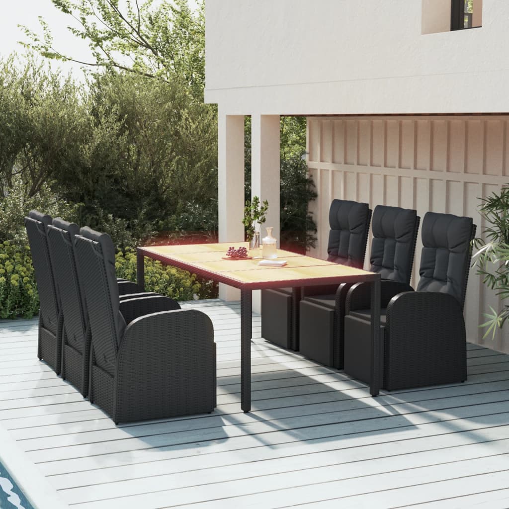 Garden Dining Set | Black