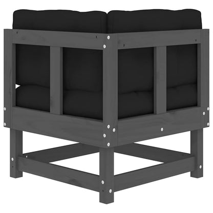 Corner Sofa | Grey | Solid pine wood, Oxford fabric | Medium | Modular