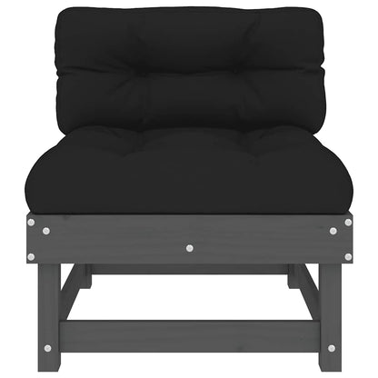 Middle Sofa | Grey | Solid pine wood, Oxford fabric, PP cotton | Standard