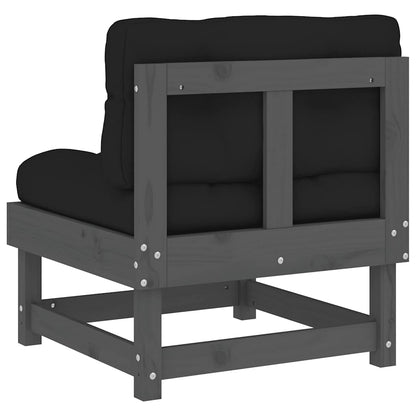 Middle Sofa | Grey | Solid pine wood, Oxford fabric, PP cotton | Standard