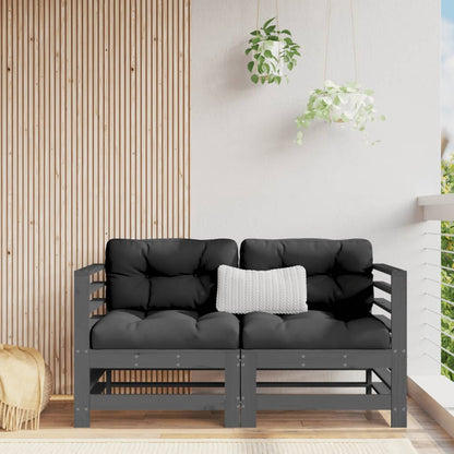 Corner Sofa | Grey | Solid pine wood, Plywood, Oxford fabric, PP cotton