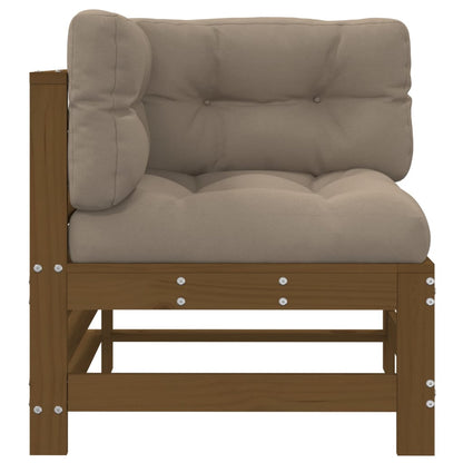 Corner Sofa | Honey Brown | Solid pine wood | Medium | Modular